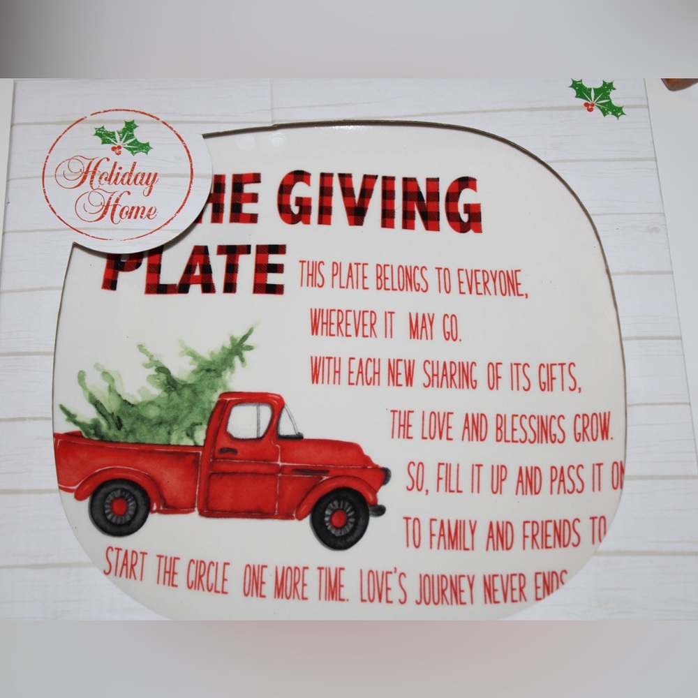 Christmas the giving plate decor
Brand new